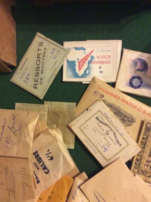 MASSIVE LOT OLD/VINTAGE CLOCK AND WATCH PARTS - ALL FOR ONE BID - READ DESCRIPTION PLEASE -