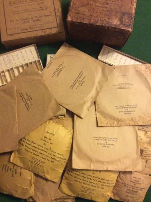 MASSIVE LOT OLD/VINTAGE CLOCK AND WATCH PARTS - ALL FOR ONE BID - READ DESCRIPTION PLEASE -