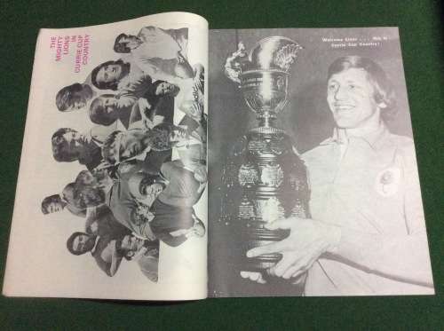 1974 NORTHERN TRANSVAAL VS BRITISH ISLANDS RUGBY PROGRAM - AMAZING PIECE SA RUGBY HISTORY -