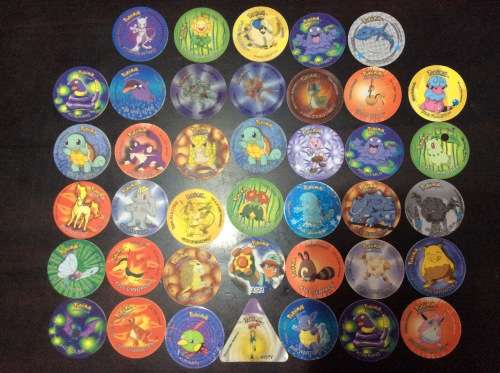 1995 to 2001 POKÉMON TAZOS LOT - 41 & ALL FOR ONE BID -