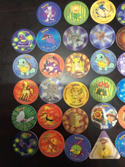 1995 to 2001 POKÉMON TAZOS LOT - 41 & ALL FOR ONE BID -