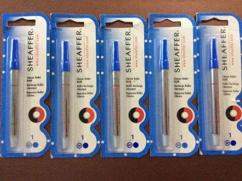 5 SHEAFFER SEALED PEN REFILLS - BID PER REFILL TO TAKE ALL 5 -