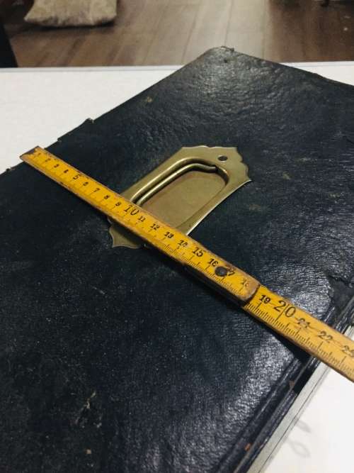 EDWARDIAN TRAVELING WRITING BLOCK WITH KEY - SOMETHING SPECIAL -