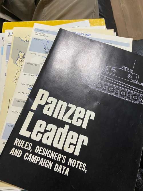 VINTAGE WAR BOARD GAME - PANZER LEADER - 1974 - AVALON HILLS - COMPLETE -