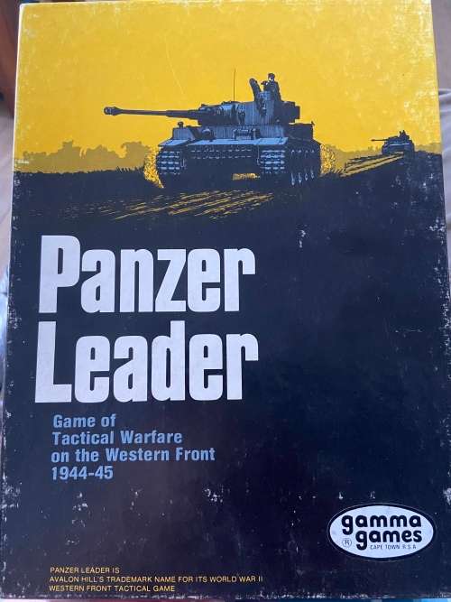 VINTAGE WAR BOARD GAME - PANZER LEADER - 1974 - AVALON HILLS - COMPLETE -