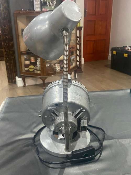 VERY COOL OLD GERMAN SPEEDOMETER  CONVERTED INTO A LIGHT
