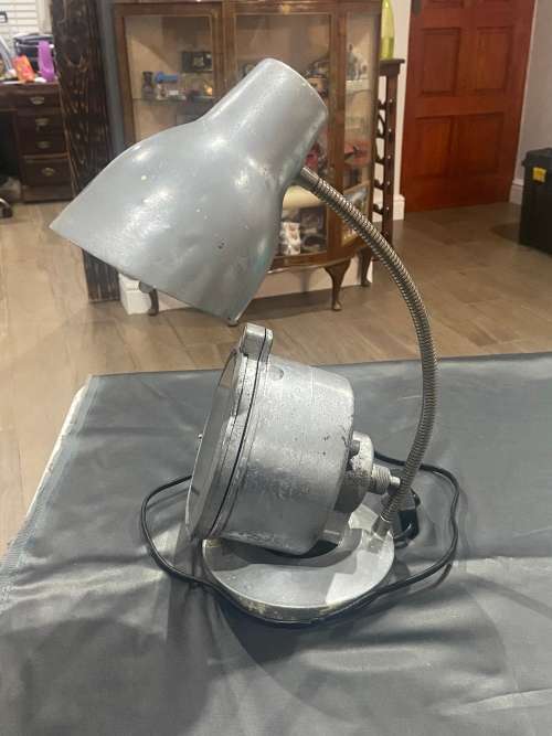 VERY COOL OLD GERMAN SPEEDOMETER  CONVERTED INTO A LIGHT