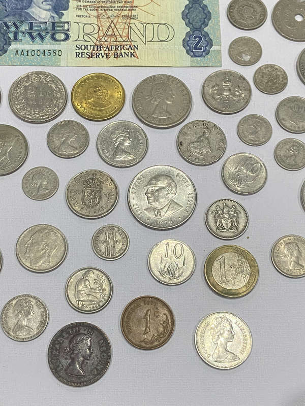 JOBLOT OLD COINS & NOTES - ALL ONE BID -
