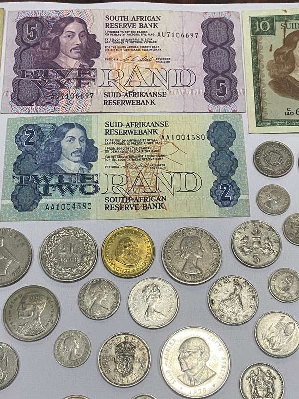 JOBLOT OLD COINS & NOTES - ALL ONE BID -