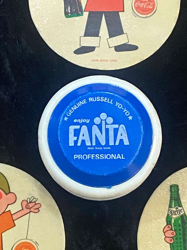 RUSSELL YO YO COMBO - RARE BLUE FANTA & VINTAGE STICKERS