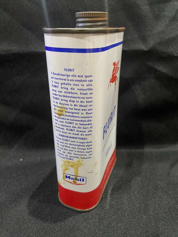 OLD MOBIL FLURIT OIL CAN