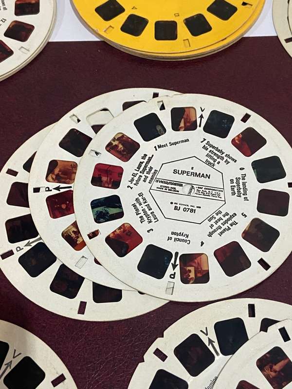 VINTAGE VIEW MASTER USA WITH LARGE LOT GREAT REELS SEE PICTURES