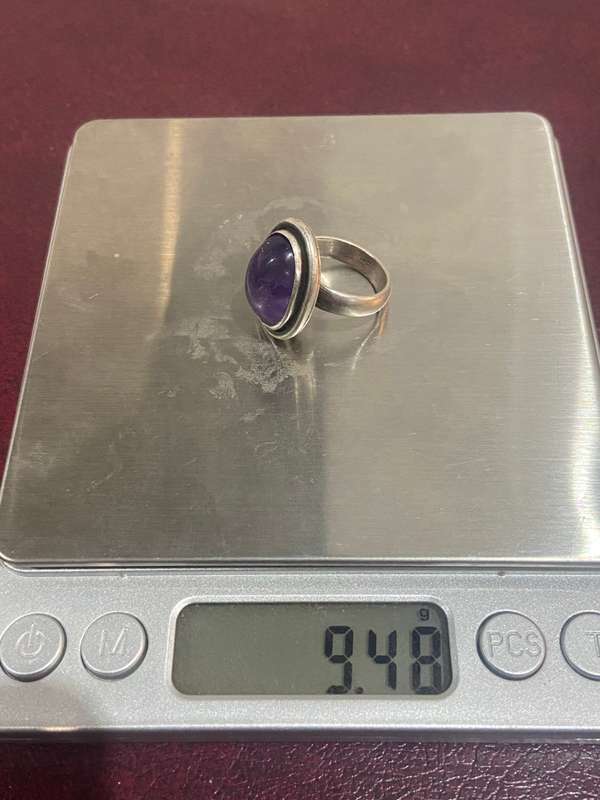 STUNNING OLD SILVER RING 925