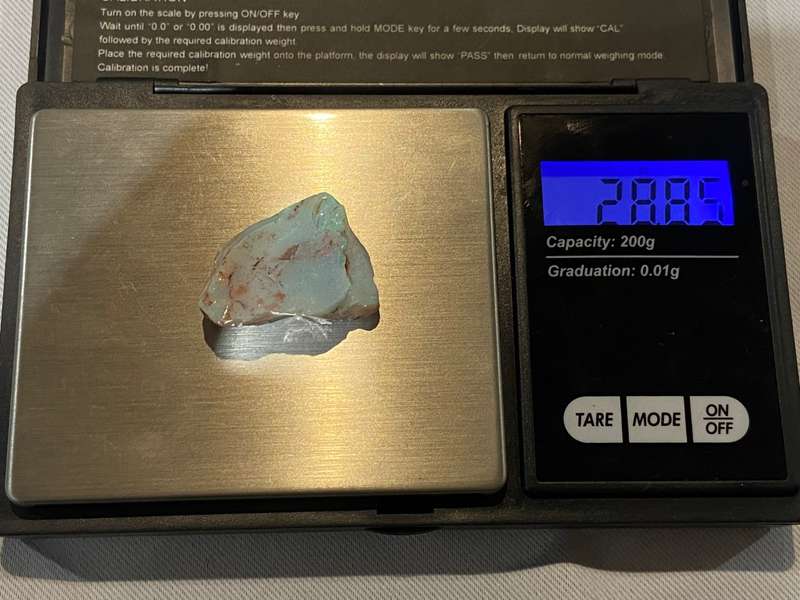 UNCUT 29 carat Opal stone