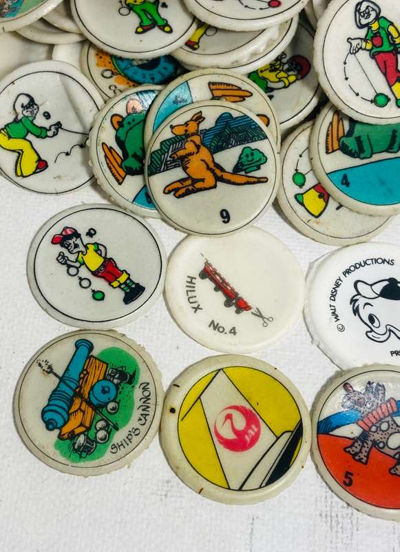100 PLUS BOTTLE TOP LINERS FROM 1980s - Various Competitions -