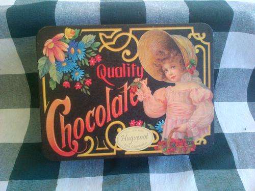 Decorative Chocolate Tin : Great Display Piece