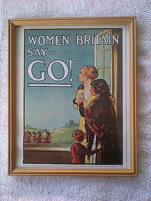 WW II British Propoganda Poster Print : A4 size