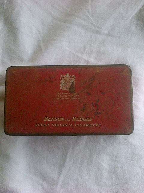 Vintage Benson and Hedges 50's Cigarettes Tin