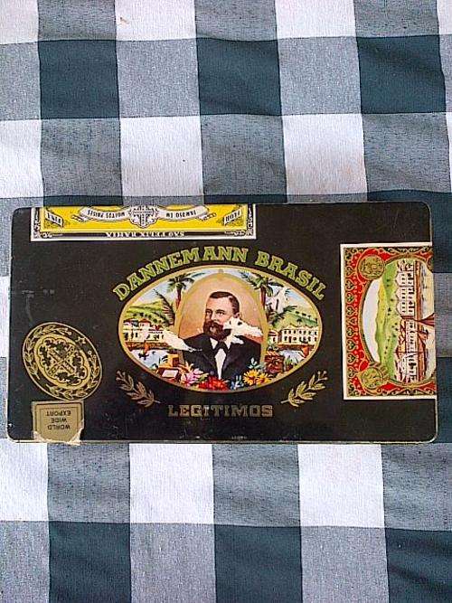 DANNEMANN BRASIL CIGAR TIN : BIG AND STUNNING !!!