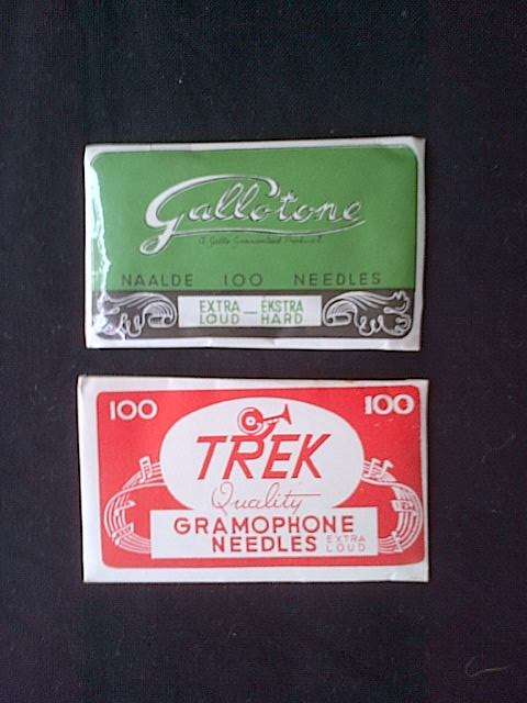 Gramophone Needle Envelopes: TREK & GALLOTONE ENVELOPES SEALED