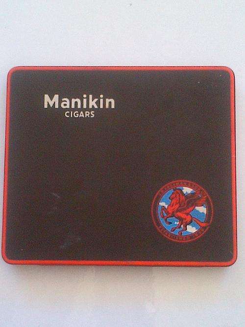 OLD CIGAR TIN : MANIKIN CIGARS