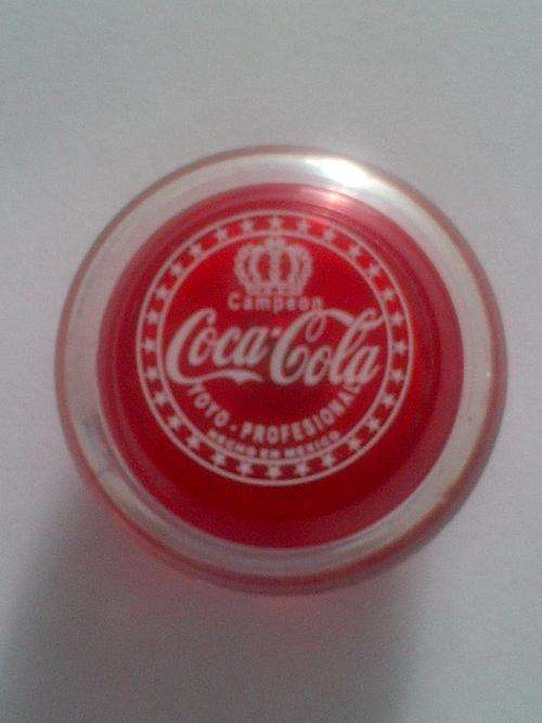 COCA COLA BRANDED YO YO : RED CAMPEON  - GREAT FIND -