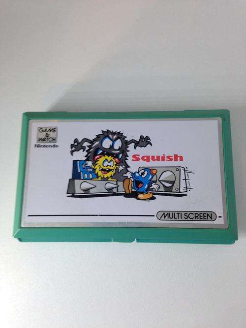 NINTENDO GAME & WATCH - 1986 SQUISH - PERFECT WORKING ORDER - GREAT FIND -