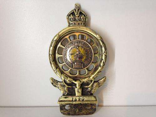 ROYAL AUTOMOBILE CLUB OF SOUTH AFRICA CAR BADGE - AMAZING RARE FIND - PRICE REDUCED -