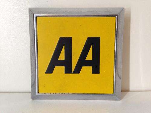 AA BRITISH CAR BADGE - GRILL BADGE - DO NOT MISS OUT ON THIS ONE -