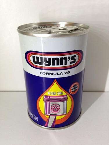 WYNN'S FORMULA 75 OIL CAN - OLD NEW STOCK STILL SEALED - PRE BAR CODE OIL CAN - GREAT FIND -