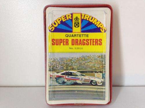 1980's TRUMP PLAYING CARDS - SUPER DRAGSTERS -  AMAZING FIND -