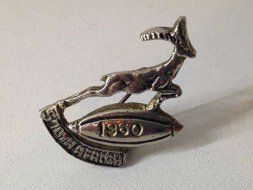 SPRINGBOK RUGBY 1960 BLAZER PIN - INCREDIBLE FIND -