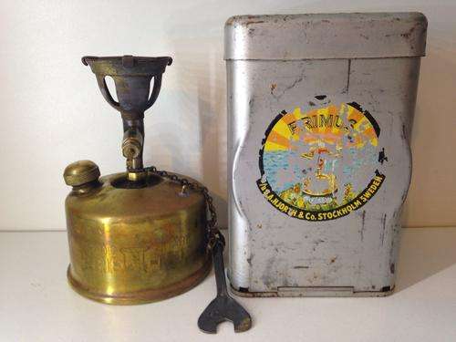 VINTAGE ORIGINAL PRIMUS CAMPING STOVE - INCREDIBLE FIND - SWEDEN -