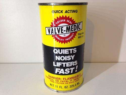VINTAGE PETROLIANA : MADE IN USA, VALVE MEDIC FULL CAN - SEALED AND INCREDIBLE FIND -