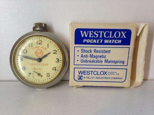WESTCLOX POCKET WATCH - AS IS CONDITION, NOT WORKING -
