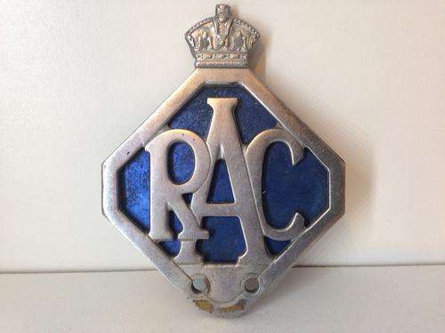 RAC ENGLISH MOTOR BADGE - GREAT FIND -