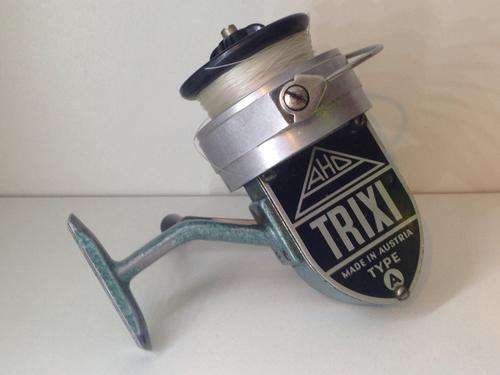 OLD FISHING REEL - AHO TRIXI - MADE IN AUSTRIA - GREAT FIND, DO NOT MISS OUT -
