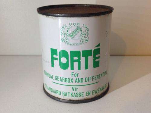 METROPOLITAN OILS - FORTE GEARBOX OIL CAN - VERY OLD SEALED CAN - GREAT FIND -