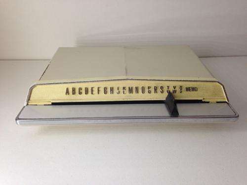 VINTAGE METAL FILE O FAX - JUST VERY COOL DISPLAY PIECE - MAGNIFICENT FIND -