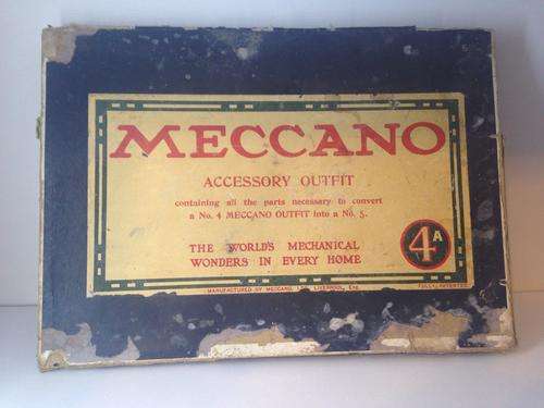 VINTAGE MECCANO SET NUMBER 4(A)  - MAGNIFICENT FIND -