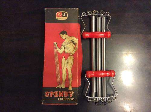 VINTAGE ARISTOCRAT SPENBY EXERCISE SPRING - ORIGINAL BOX - GREAT FIND -