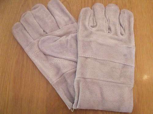 Grey Leather gloves (PACK OF 2 PAIRS )