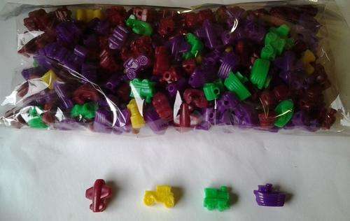 Plastic kiddies beads 400g