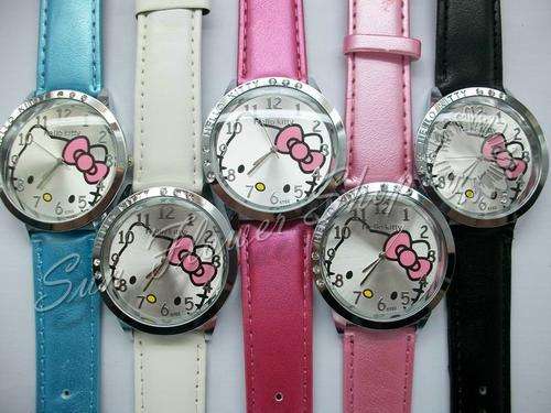 Hello Kitty Lady's Leather Watch BLUE ONLY