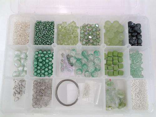 Beading Kit (greens)