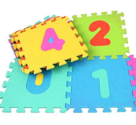 Carpet Puzzle Mat Numbers (30 x 30cm 10pce )