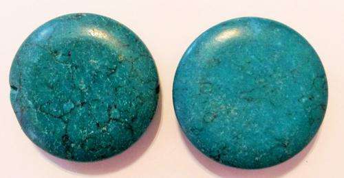 2 x 40mm round jade beads