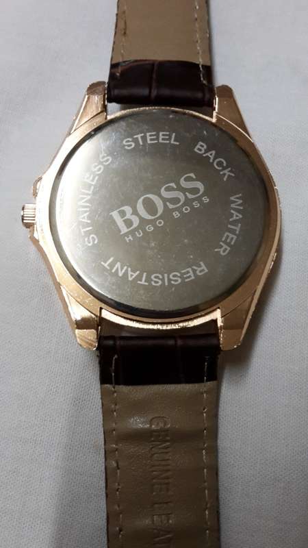 Oversize Boss Quartz Wristwatch