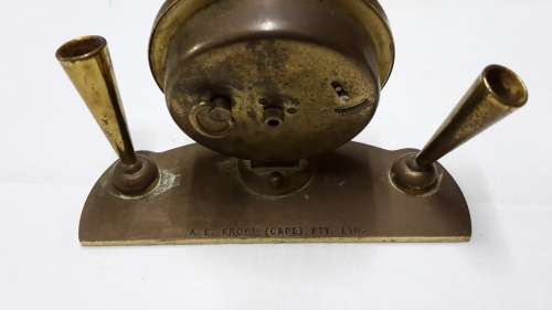 Vintage Kaiser 8 Days Desk Clock with pen holders .