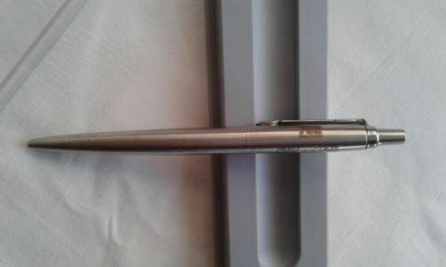 Parker stainless jotter pen boxed (branded)